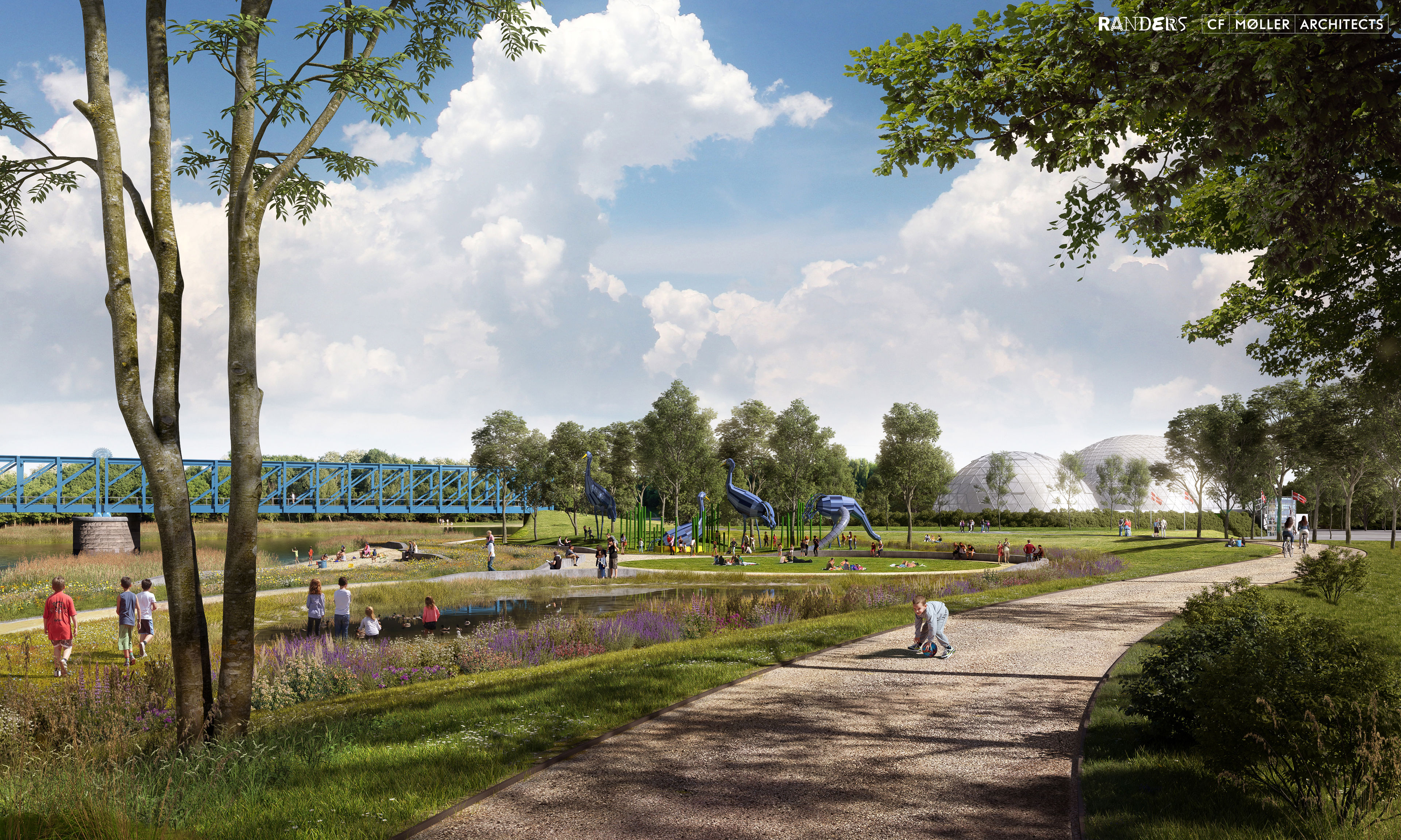 Flodbyen Randers Justesens Plæne