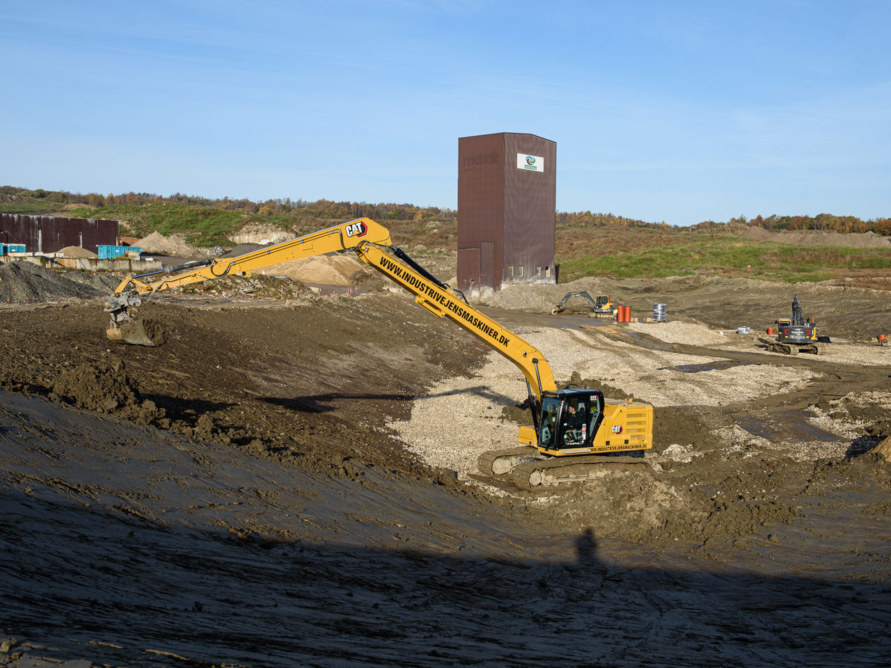 Nyt, stort bassin til overfladevand er under opbygning