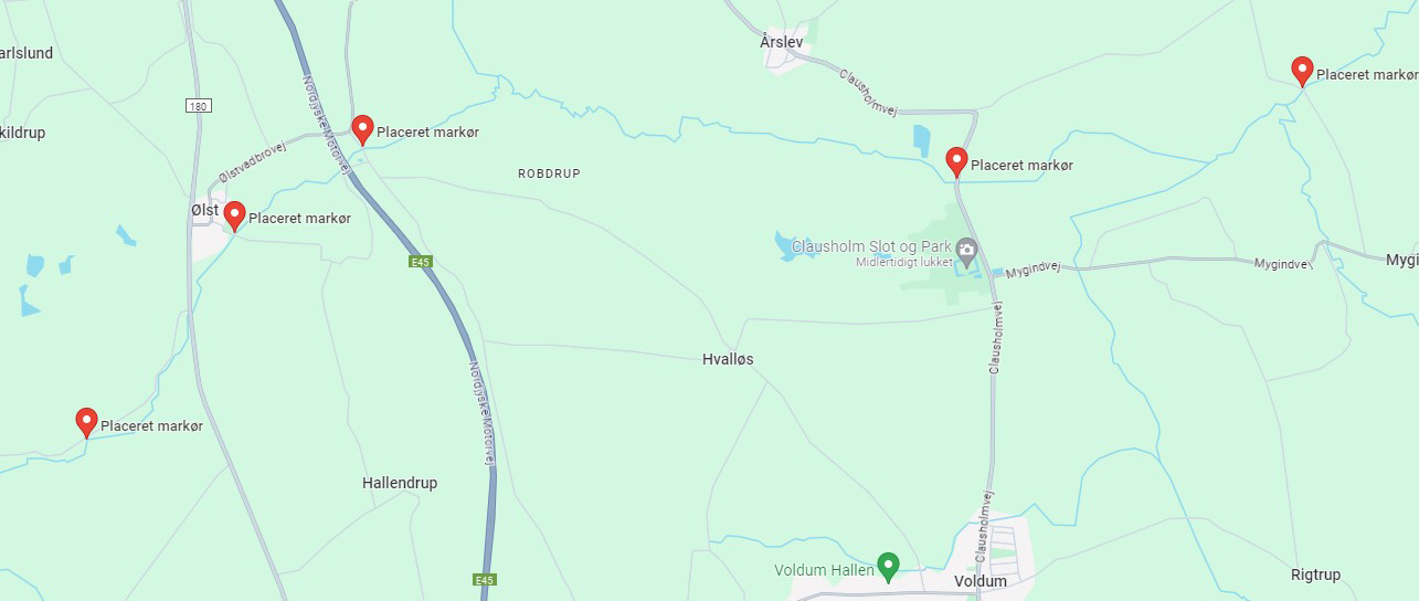 Oversigt over prøvestationer ved Nordic Waste