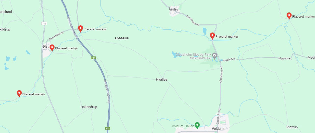 Oversigt over prøvestationer ved Nordic Waste